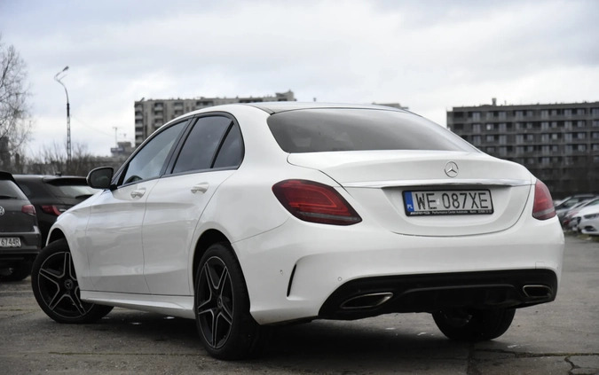 Mercedes-Benz Klasa C cena 126688 przebieg: 157000, rok produkcji 2019 z Sieniawa małe 326